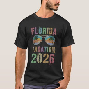 Cute Florida Vacation 2026 Vacay Cruise Travel Mat T-Shirt