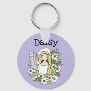 Cute Flower Angel Keychain