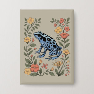 Cute Flower Blue Poison Dart Frog Toad Frog Lover