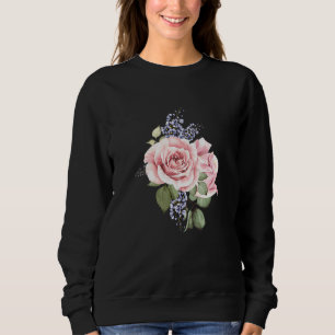 Cute Flower Bouquet Rose Art Sweatshirt