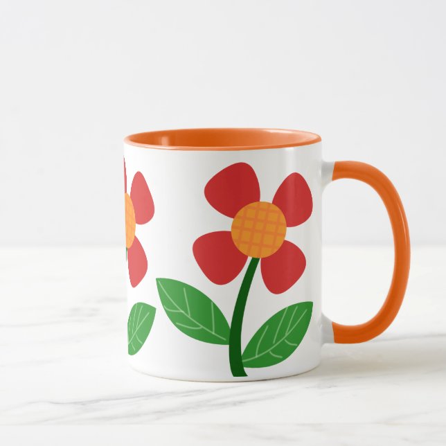 Cute flower coffee mug (Right)