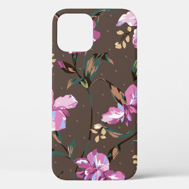cute flower design textile illustrationart, backgr Case-Mate iPhone case (Back)