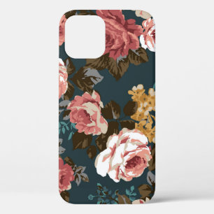 cute flower design textile illustrationart, patter iPhone 12 case