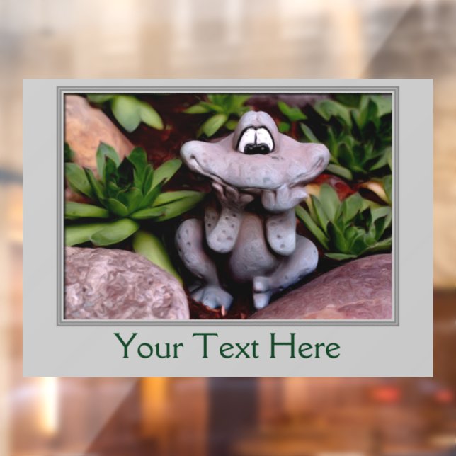 Cute Flower Garden Frog Welcome  (Sheet 2)