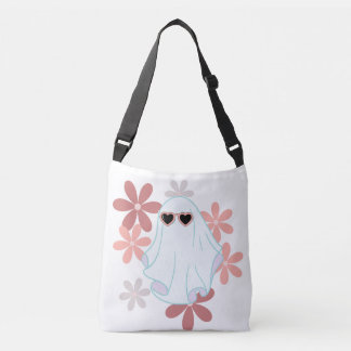 Cute Flower Ghost  Crossbody Bag