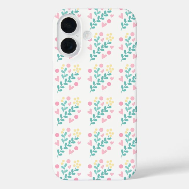 Cute flower pattern design Case-Mate iPhone case (Back)