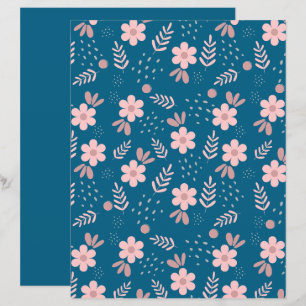 Cute flower Pattern Scrapbook Paper