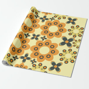 cute flower petal pattern 6 wrapping paper