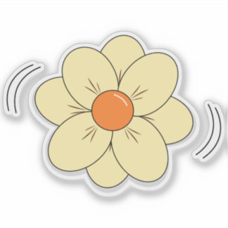 Cute Flower Vinyl Sticker