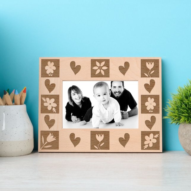 Cute Flowers and Hearts Etched Frames (Creator Uploaded)
