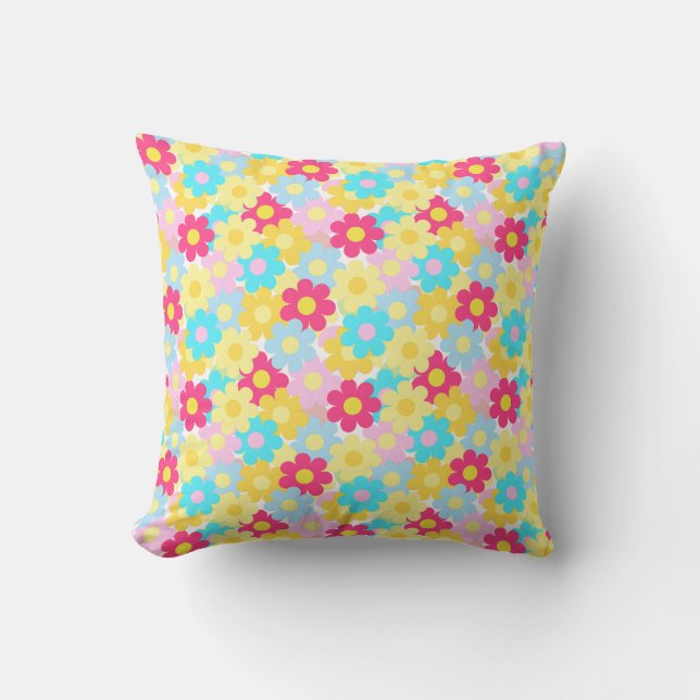Cute Flowers Cushion (Front)