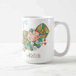 Cute Fluffy Aries Coffee Mug