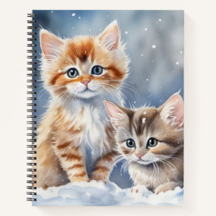 Cute Fluffy Kittens Notebook