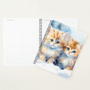 Cute Fluffy Kittens Planner