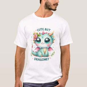 Cute Fluffy Poodle Clipart – Adorable Kawaii Dog T-Shirt