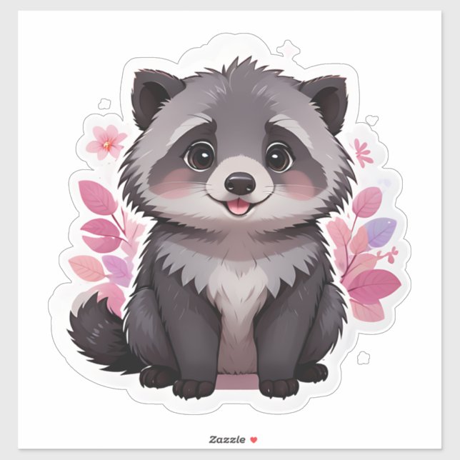Cute Fluffy Racoon (Sheet)