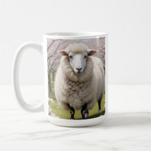 Cute Fluffy Sheep Coffee Mug