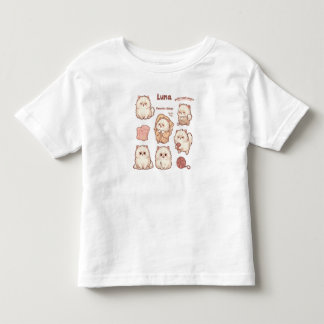 Cute Fluffy White Cat Cosy Kawaii T-Shirt