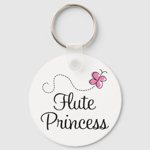 Cute Flute Princess Key Ring