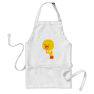 Cute Flying Cartoon Duckling Apron