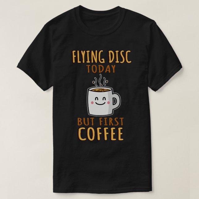 Cute Flying Disc T-Shirt (Design Front)