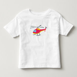 Cute Flying Helicopter Toddler T-shirt