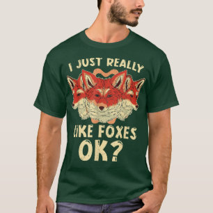 Cute Foes Funny Nature Forest Animal Lover Wildlif T-Shirt