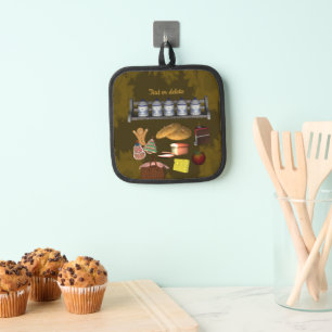 Cute Food Design Personalised Pot Holder