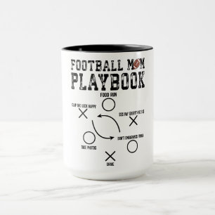 Cute Football Mum Playbook Mug