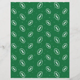 Cute Football Paper Sheet