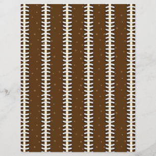 Cute Football Paper Sheet
