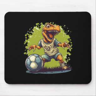 Cute Footll Player Dinosaur Costume For Adults And Mouse Pad