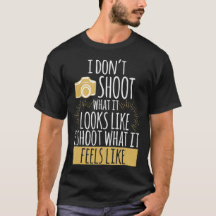 Cute for a Photographer Photography Camera T-Shirt
