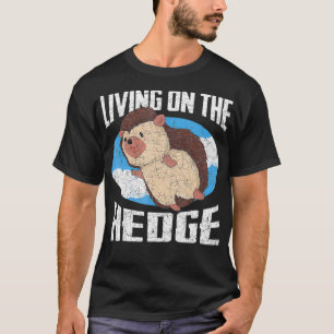 Cute Forest Animal Living On The Hedge Nature Funn T-Shirt