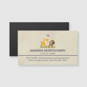 Cute Forest Animals Whimsical Cartoon