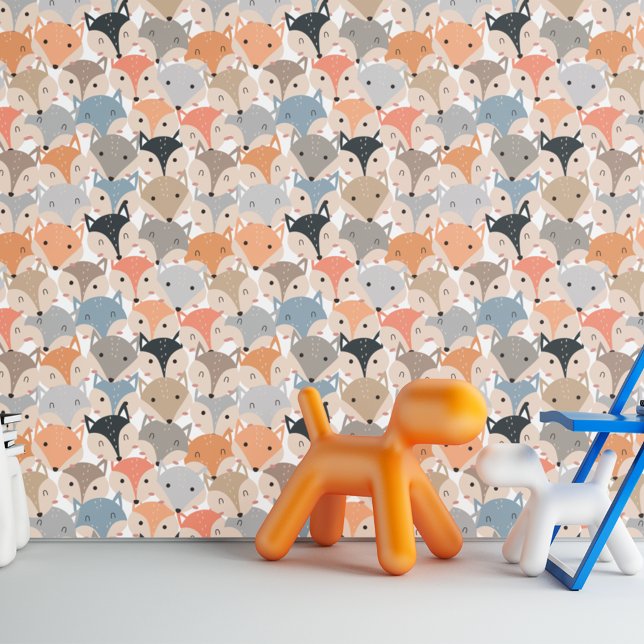 Cute Forest Fox Baby Nursery Decor Wallpaper (Creator Uploaded)