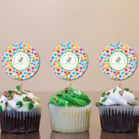 Cute Forest Foxes Dancing Charleston Green Gingham