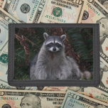 Cute Forest Racoon Wildlife Photo Trifold Wallet<br><div class="desc">Secure money and credit cards with this wallet that features the photo image of a cute forest Racoon posing for the camera. Select your wallet colour.</div>
