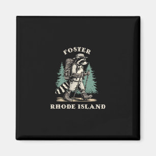 Cute Foster Rhode Island Hiking Trail Adventure Ra Magnet