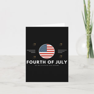 Cute Fourth Of July 4th Of July American Flag Usa Card
