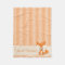 Cute Fox and Orange & Tan Stripes | Personalised