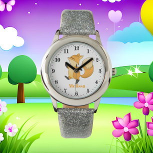 Cute fox animal lover watch