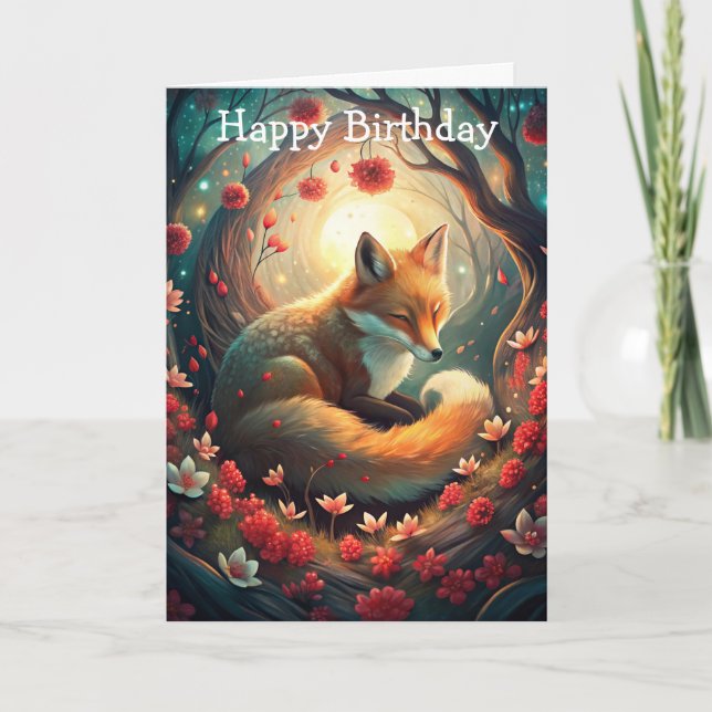 Cute Fox Card (Front)
