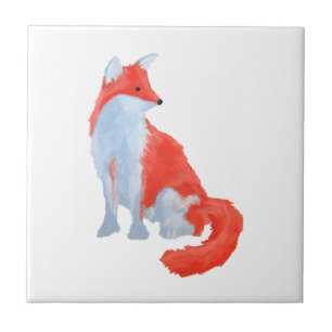 Cute Fox Ceramic Tile
