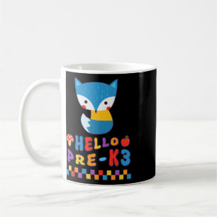 Cute Fox Ck To School Woodland Animal Pre-k3 Boys Coffee Mug