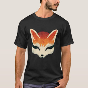 Cute Fox Face Animal Cool Graphic Design T-Shirt