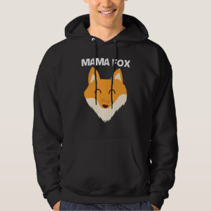 Cute Fox For Women Mum Mammal Animal Pet Owners Hoodie