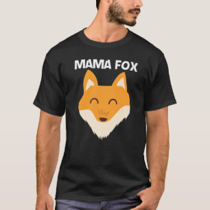 Cute Fox For Women Mum Mammal Animal Pet Owners T-Shirt