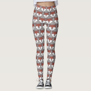 Cute Fox / Foxy Pattern Leggings