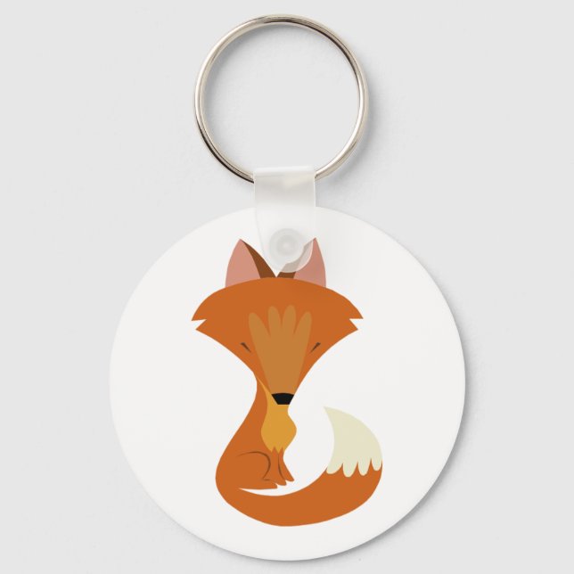 Cute Fox Keychain (Front)